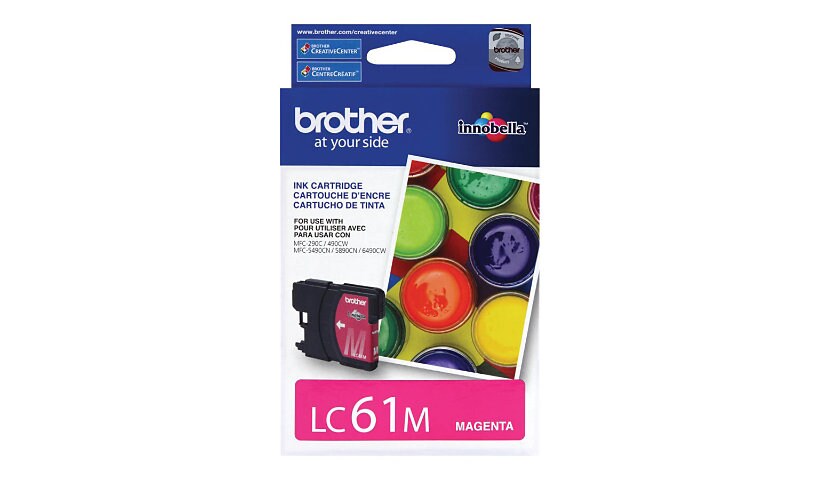 Brother LC61M - magenta - original - ink cartridge