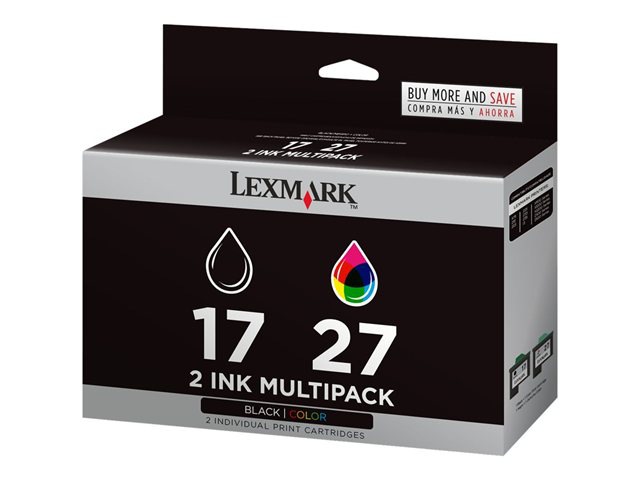 Lexmark Cartridge No. 17 - print cartridge - black, color (cyan, magenta, yellow)
