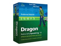 Dragon NaturallySpeaking Preferred Mobile w/Recorder - ( v. 10 ) - complete package