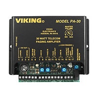 Viking 30 Watt Paging Amp with Loud Ringing