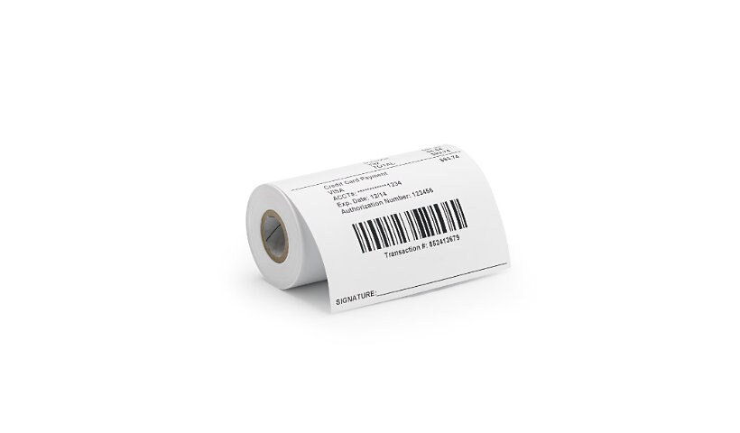 Zebra Label, Paper, 2.25 x 1.25in, Direct Thermal, Z-Select 4000D, 3 in