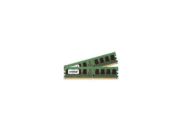 Crucial - DDR2 - 16 GB : 2 x 8 GB - DIMM 240-pin