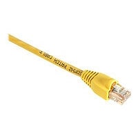 Black Box 4ft Cat5 CAT5e 350mhz Yellow UTP PVC Snagless Patch Cable 4'