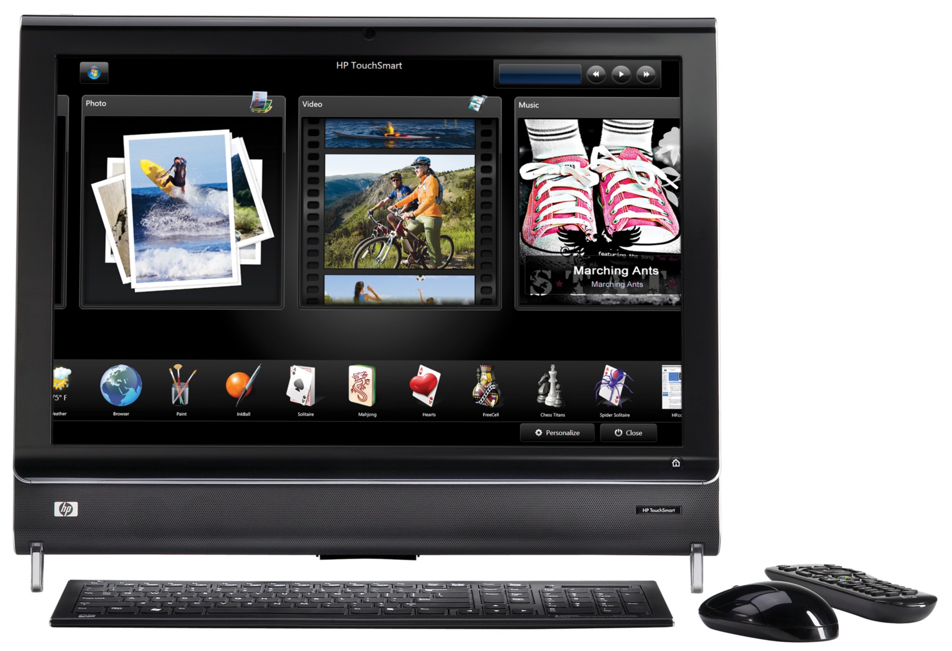 HP TouchSmart IQ506 - Core 2 Duo T5850 2.16 GHz - 22" TFT