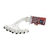 Comtrol RocketPort EXPRESS Octacable RJ45 - serial adapter - PCIe - RS-232/422/485 x 8
