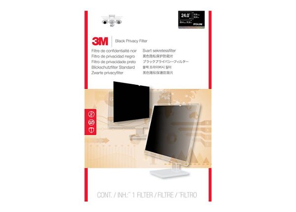 3M PF24.0W - display privacy filter - 24" wide