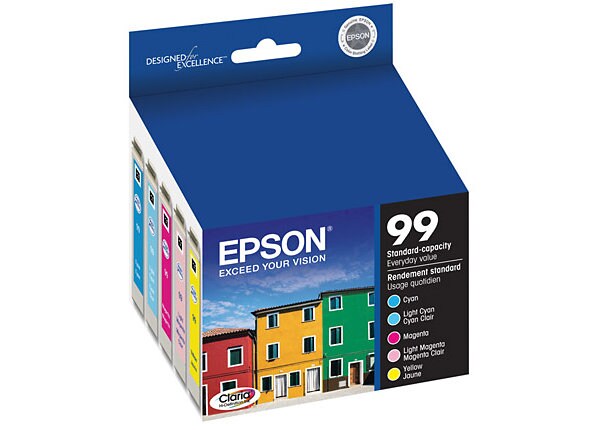 Epson 99 Multipack - 5-pack - yellow, cyan, magenta, light magenta, light cyan - original - ink cartridge
