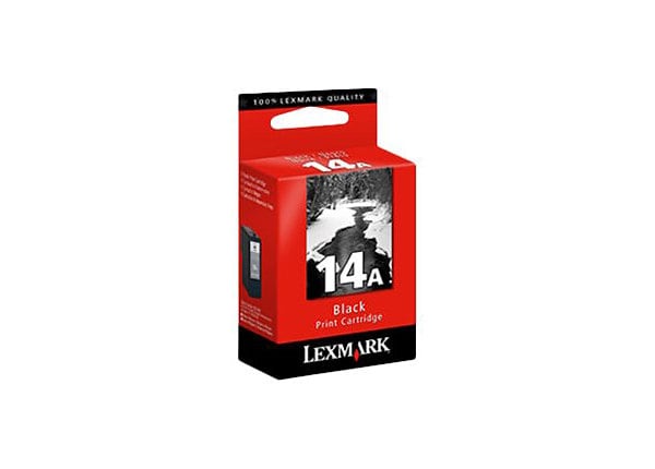 Lexmark Cartridge No. 14A - black - original - ink cartridge