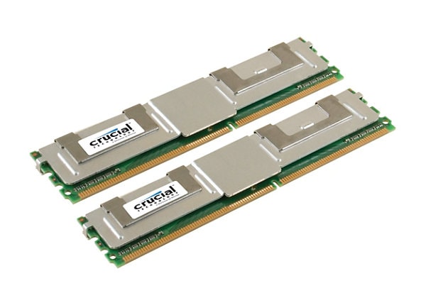 Crucial - DDR2 - 16 GB: 2 x 8 GB - FB-DIMM 240-pin