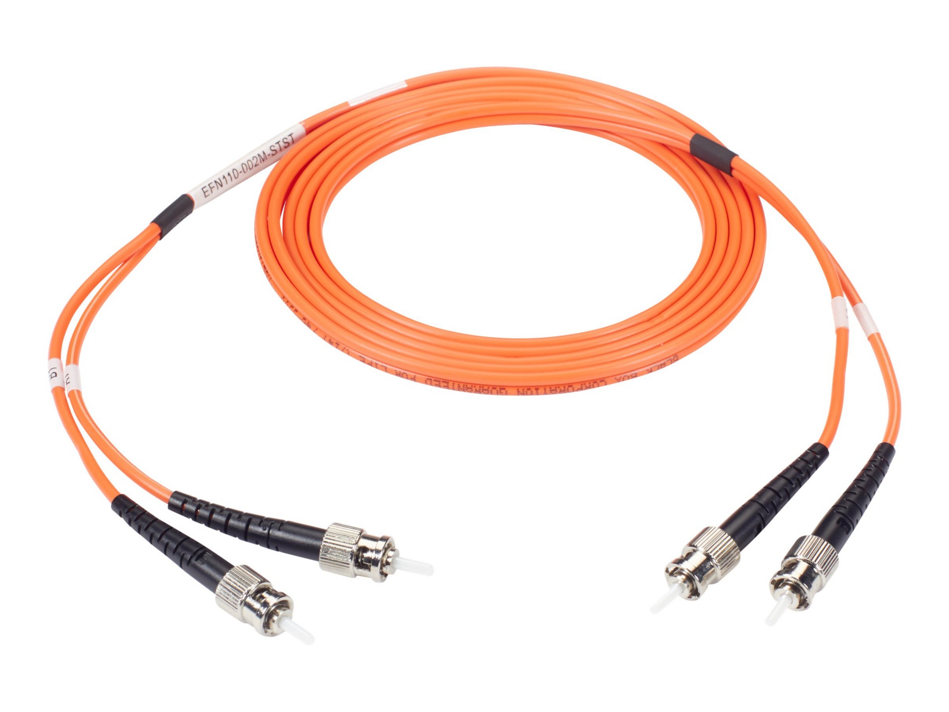 Black Box 10M Duplex Multimode Fiber 62.5/125 OM1 Patch Cable ST/ST 33ft