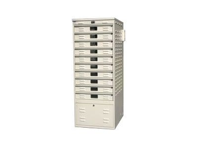 PSSI Dock & Lock Widescreen Laptop Storage Cabinet 2052-L-10 - notebook sec