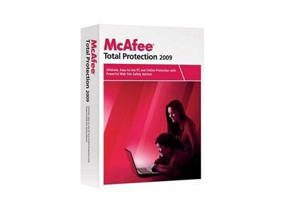 McAfee Total Protection 2009 - box pack (1 year) - 1 PC