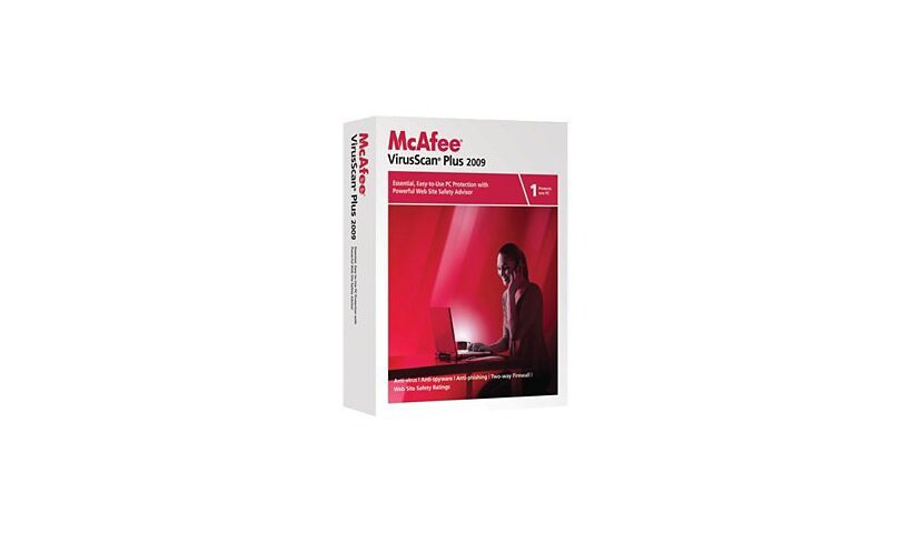 McAfee VirusScan Plus 2009 - box pack - 1 user