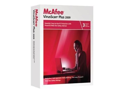 McAfee VirusScan Plus 2009 - box pack - 3 users