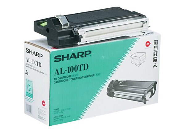 Sharp AL-100TD Black Developer Laser Toner Cartridge