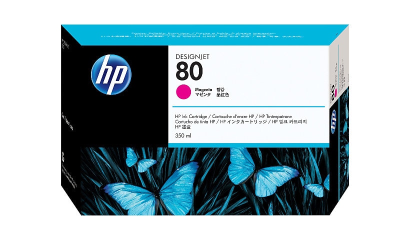 HP 80 (C4847A) Original Inkjet Ink Cartridge - Single Pack - Magenta - 1 Each