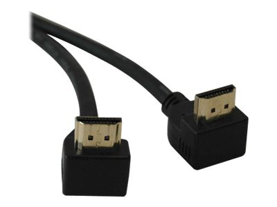 Eaton Tripp Lite Series High-Speed HDMI Cable with 2 Right-Angle Connectors, Digital Video with Audio (M/M), 6 ft. (1.83