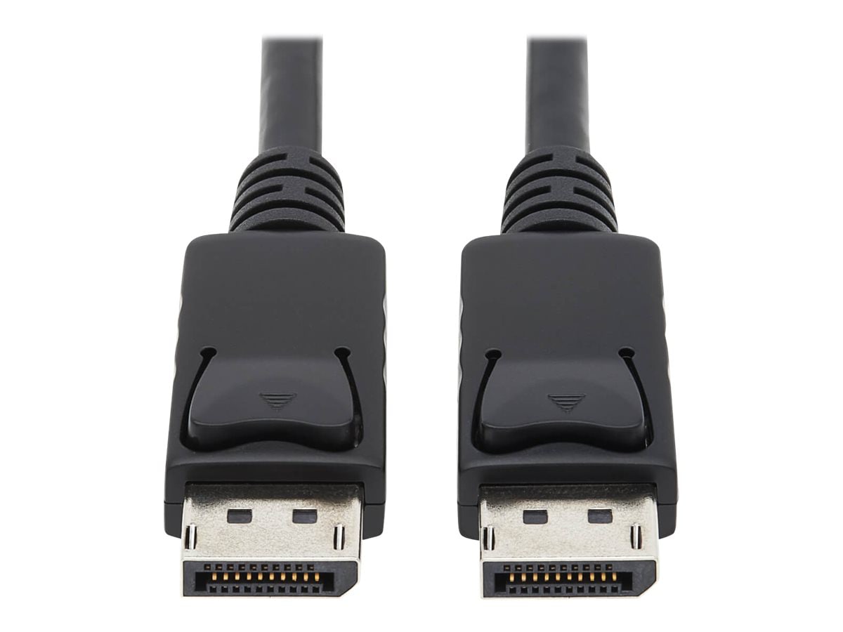 Eaton Tripp Lite Series DisplayPort Cable with Latching Connectors, 4K 60 Hz (M/M), Black, 10 ft. (3.05 m) - DisplayPort