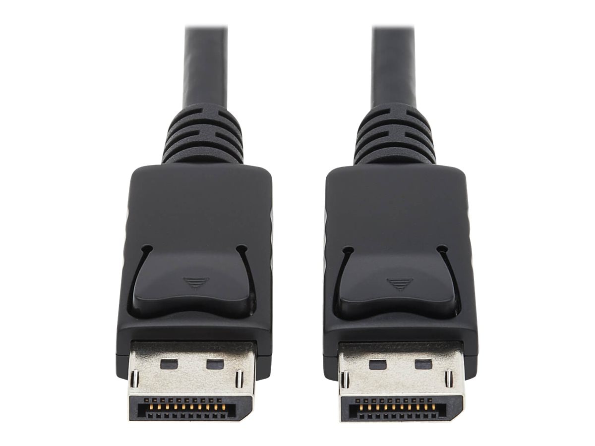 25 Foot DisplayPort Cable, 3840 x 2160, Male/Male, with clips