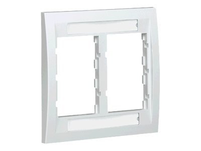Panduit Mini-Com 2 Socket Double Gang Faceplate