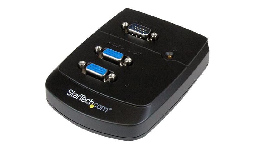 StarTech.com 2-Port VGA Splitter - Mountable Video Splitter - 1600x1200
