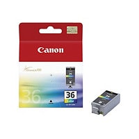 Canon CLI-36 Color - color (cyan, magenta, yellow, black) - original - ink