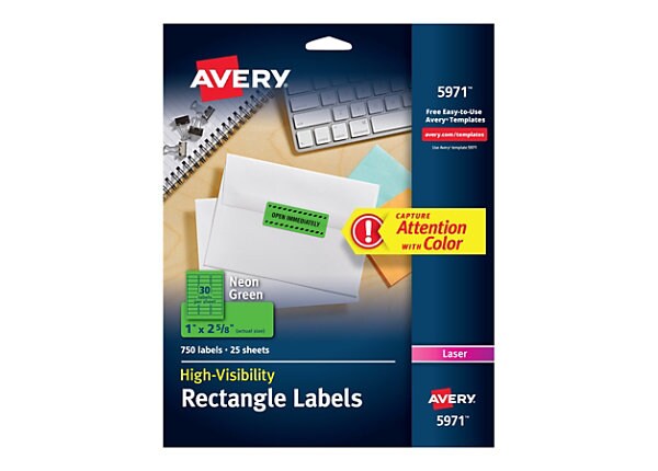 Avery - multipurpose labels - 25 pcs.