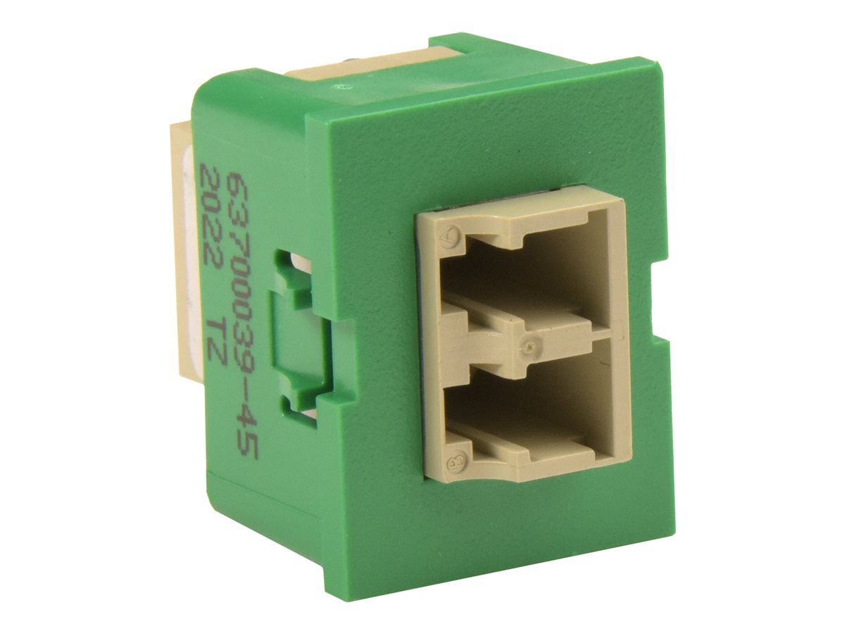 Ortronics TracJack - snap-in module - duplex - 1 network socket - beige ada