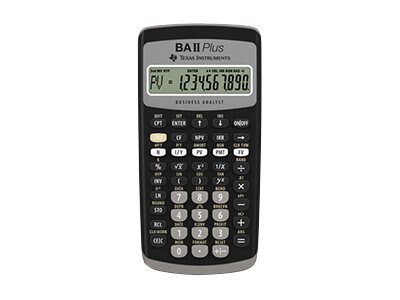 Texas Instruments BA II Plus - financial calculator - IIBAPL/TBL/1L1