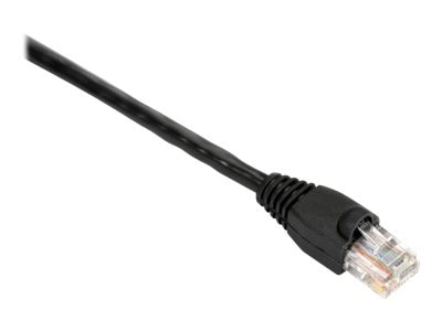 Black Box 15ft Cat5 CAT5e 350mhz Black UTP PVC Snagless Patch Cable 15'
