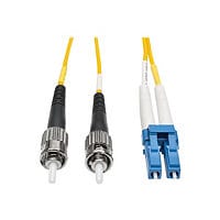 Tripp Lite 2M Duplex Singlemode 9/125 Fiber Optic Patch Cable LC/ST 6' 6ft 2 Meter - patch cable - 2 m - yellow