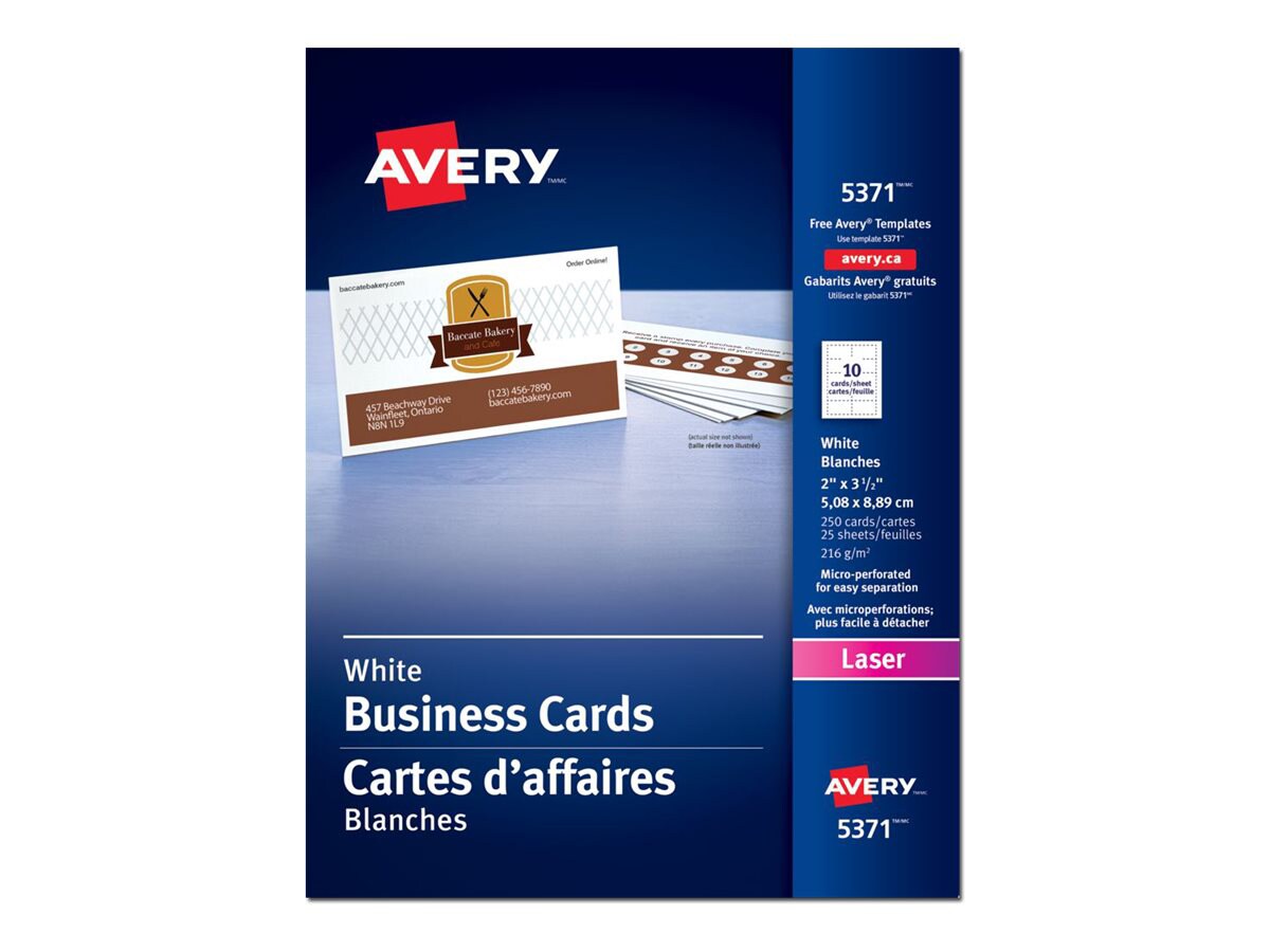 Avery Laser Business Cards