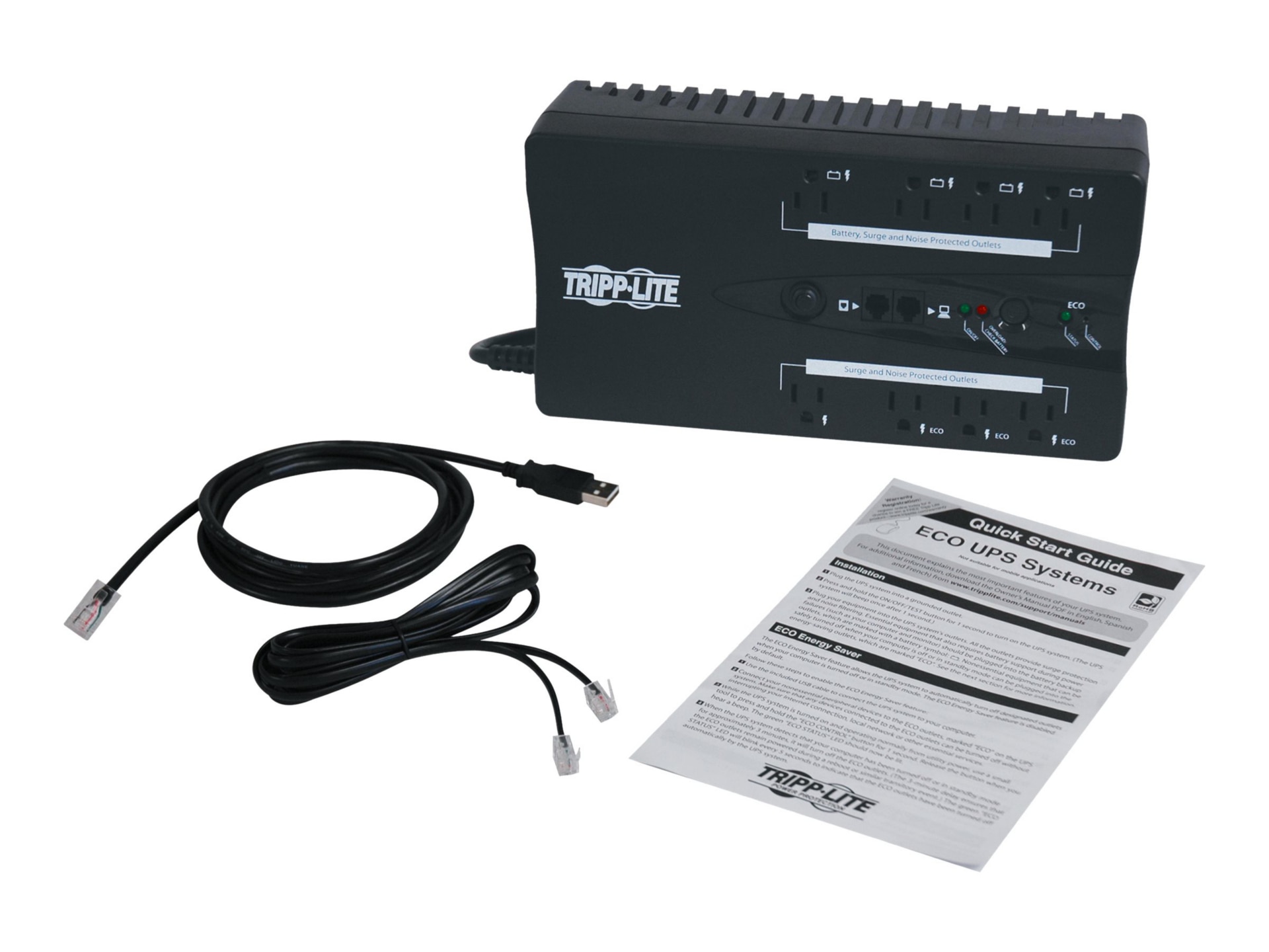 Eaton Tripp Lite Series 550VA 300W Standby UPS - Thumbnail 2