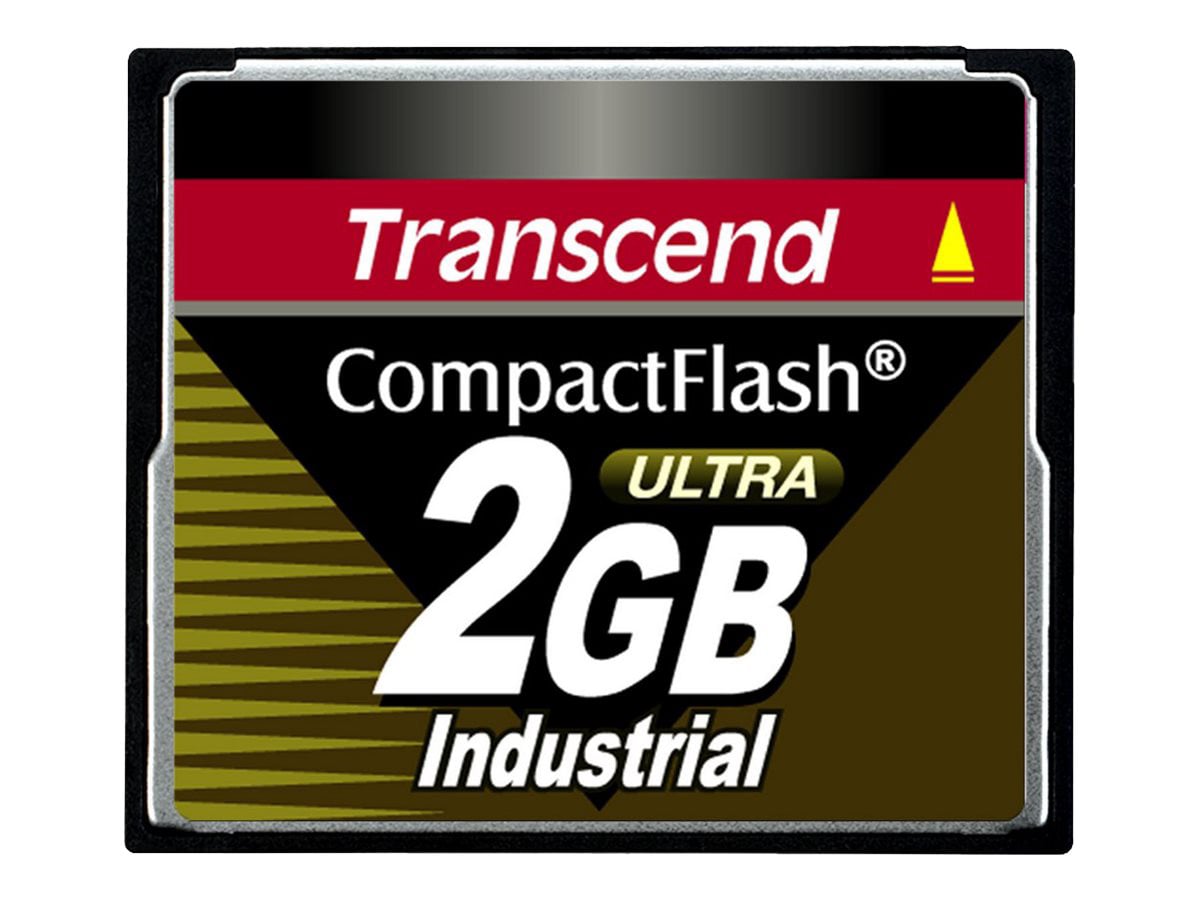 Transcend Ultra Speed Industrial - flash memory card - 2 GB - CompactFlash