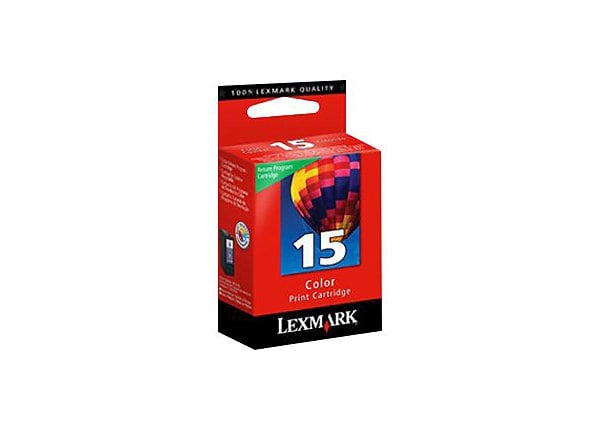 Lexmark 15 Ink Color Return Program Print Cartridge