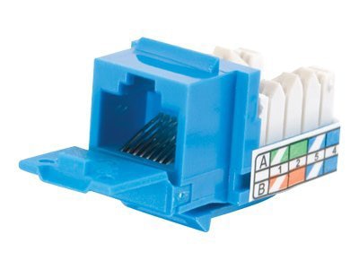 C2G Cat5e RJ45 UTP Keystone Jack - jack avec fonction de correction keystone