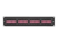 Leviton eXtreme 6+ Universal Patch Panel - patch panel - 2U - 19"