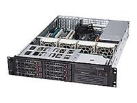 Supermicro SC822 T-400LP - rack-mountable - 2U - extended ATX