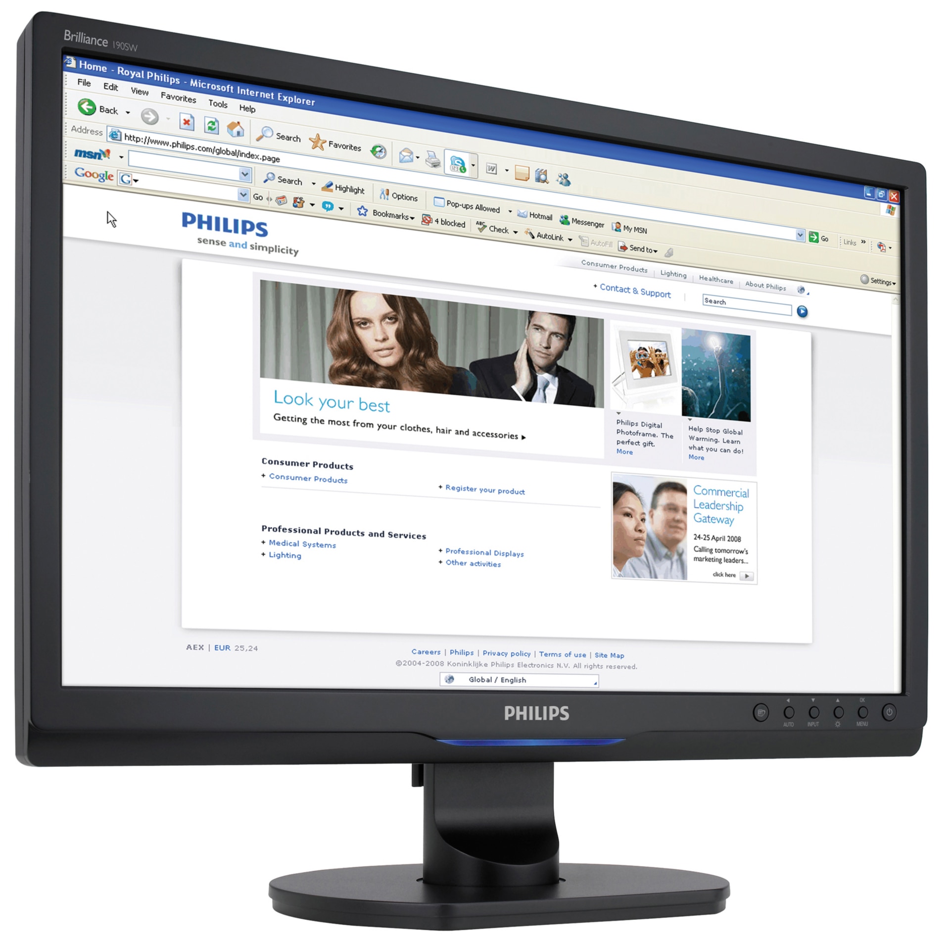 Philips 190SW9FB 19" Wide LCD

