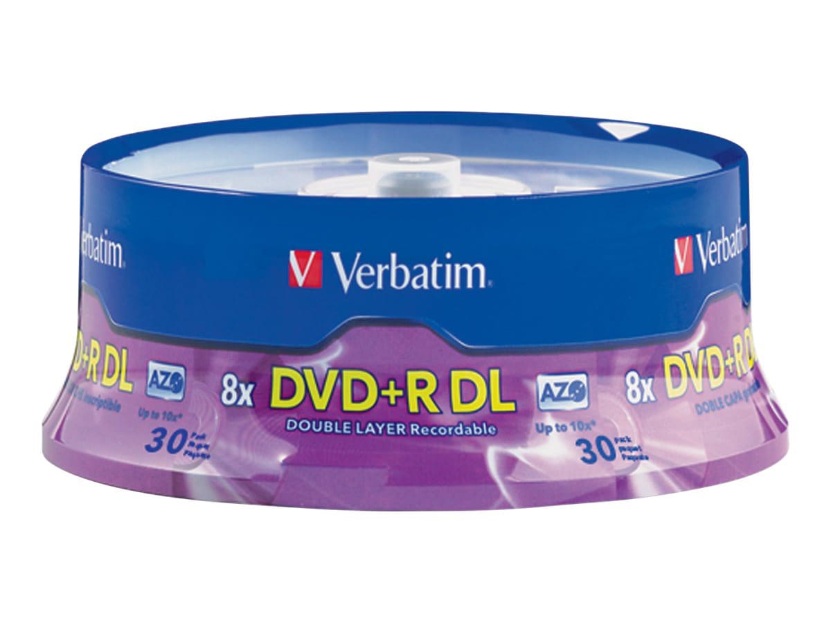 Verbatim - DVD+R DL x 30 - 8.5 GB - storage media