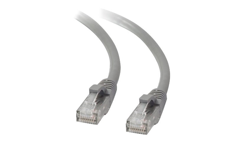 C2G 1ft Cat5e Snagless Unshielded (UTP) Network Patch Ethernet Cable - Gray - patch cable - 31 cm - gray