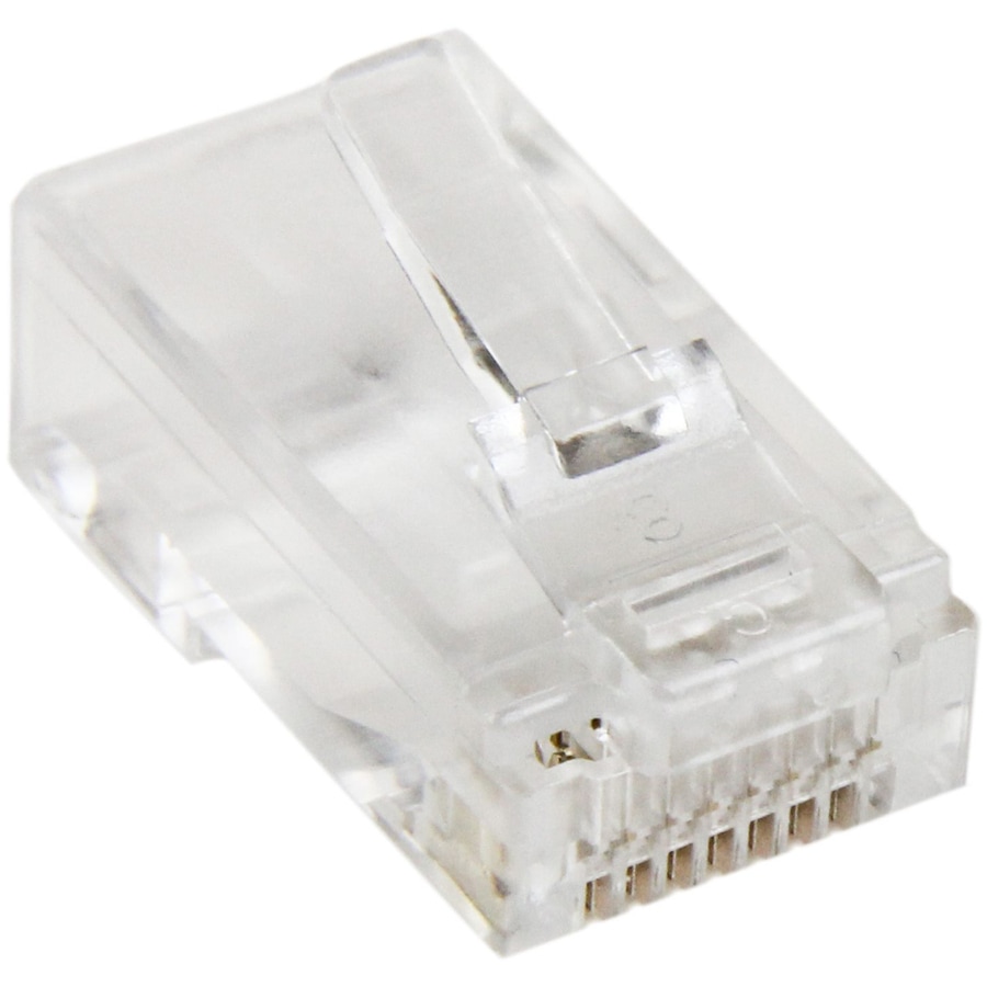 Thumbnail 2 of 2 for StarTech.com Cat5e RJ45 Stranded Modular Plug Connector - 50 Pkg - Bulk Cat 5e Plugs - 50x RJ45 Ends