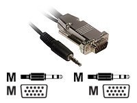 C2G VGA / audio cable - 25 ft
