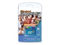 Transcend Ultra Speed - flash memory card - 512 MB - CompactFlash