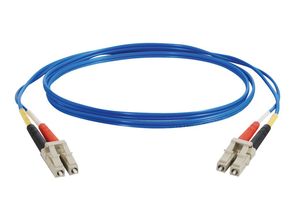 C2G 10m LC-LC 62.5/125 OM1 Duplex Multimode PVC Fiber Optic Cable - Blue -