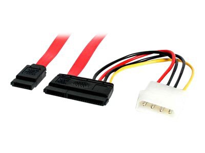 StarTech.com SATA Serial ATA Data and Power Combo Cable - SATA cable - 2 ft