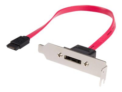 StarTech.com ESATAPLT1LP - Serial ATA internal to external panel .3m