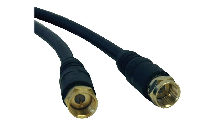 Tripp Lite 12ft Home Theater RG59 Coax Cable with F-Type Connectors 12' - RF cable - 12 ft