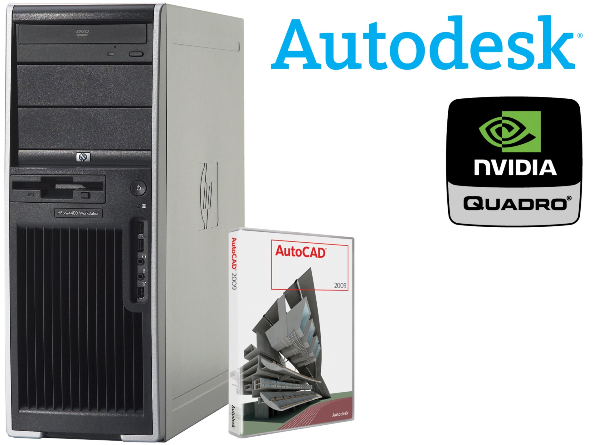 HP SB XW4600 E7200 AUTOCAD BUNDLE