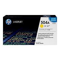 HP 504A (CE252A) Original Laser Toner Cartridge - Single Pack - Yellow - 1 Each